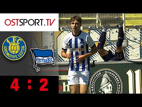 2 Banden-Crashs & Tor-Spektakel  : Lok Leipzig - Hertha BSC II 4.2 | Regionalliga Nordost