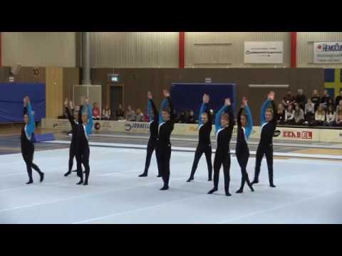 GF Fram-Mixed, JSM 2018, fristående, tumbling och trampett