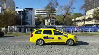 Journey on Sofia tram 5 from pl. makedonia to bul. Akad geshov