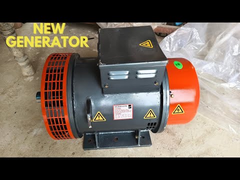 20kw kirloskar brushless generator unboxing for free Energy Generator | New Model Alternator low Rpm