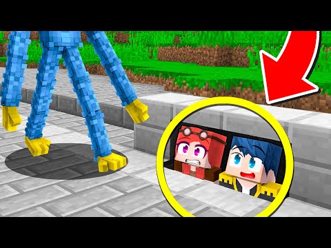 MI NASCONDO DA HUGGY WUGGY SU MINECRAFT!