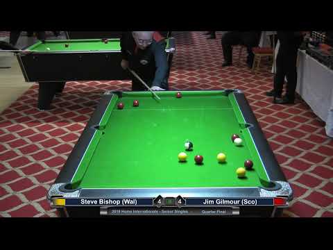 2019 Home Internationals - Senior Singles - Quarter Final - Steve Bishop v Jim Gilmour
