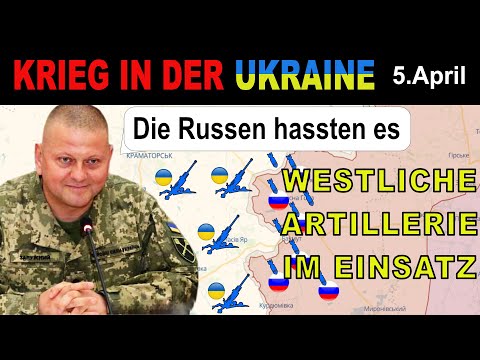 05.April: Ukrainer ENTFESSELN WESTLICHE ARTILLERIE IN BAKHMUT | Ukraine-Krieg