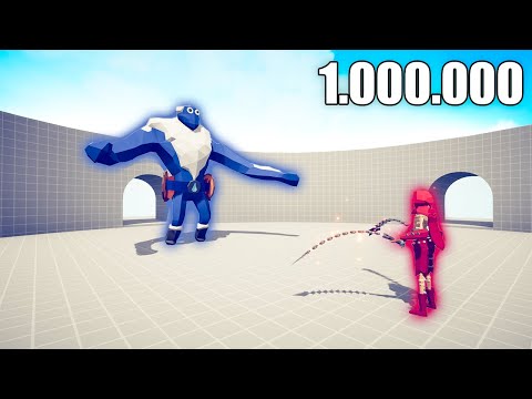 1.000.000 DAMAGE INFERNAL WHIP vs EVERY UNITS - TABS | Totally Accurate Battle Simulator 2025