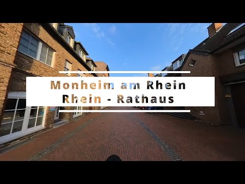Monheim am Rhein - Rathaus & Rhein