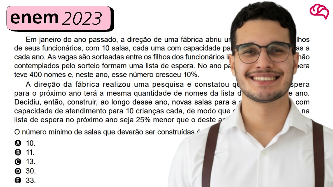 Resolução em Vídeo — Questão 143 ENEM 2023