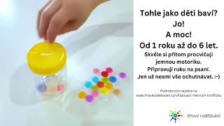 Vhazování menších knoflíčků