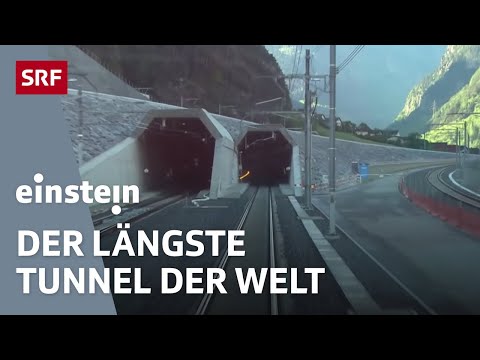 The Gotthard Base Tunnel – A marvel of research and technology | Einstein | SRF Wissen