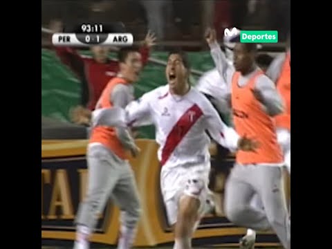 Perú vs. Argentina | 1-1 | Pase de JUAN VARGAS y gol de Johan Fano | Eliminatorias Sudáfrica 2010