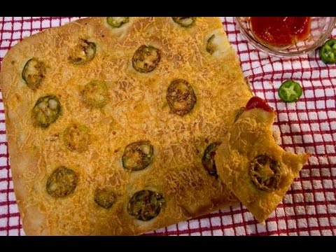 Jalapeno and Cheddar Focaccia Bread | Rookie With A Cookie