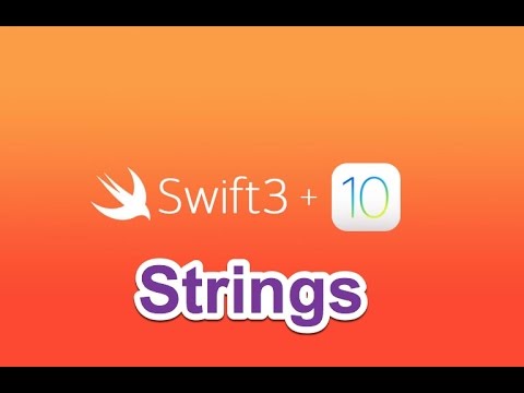 &#x202a;3 -Swift 4|| Strings - السلاسل النصية&#x202c;&rlm;