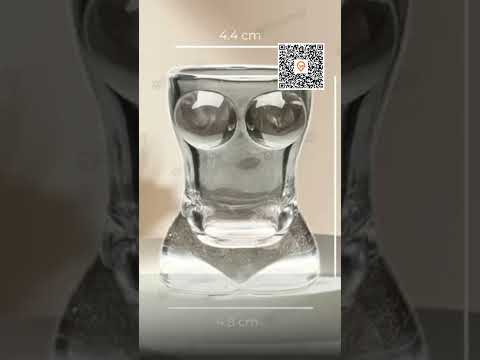 Ly Vếu Thủy Tinh Độc Đáo Hình Cơ Thể Sexy - 30ml 60ml Giá Chỉ 16000đ