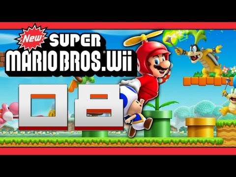 Let's Play New Super Mario Bros Wii [100%] - Part 8 - Retro Labyrinth