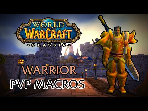 WOW Classic - Warrior Rank 14  PVP Macros