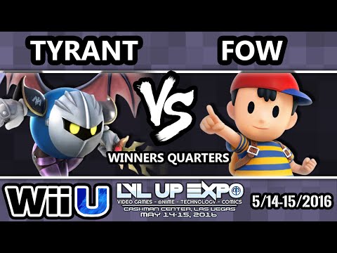 LVL Up Expo - Fow (Ness) Vs. NME | Tyrant (Metaknight) SSB4 Winners Quarters - Smash Wii U - Smash 4