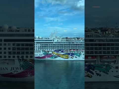 Thumbnail for Norwegian Jewel Leaving Vancouver Cruise Terminal #norwegian  #vancouvertravels