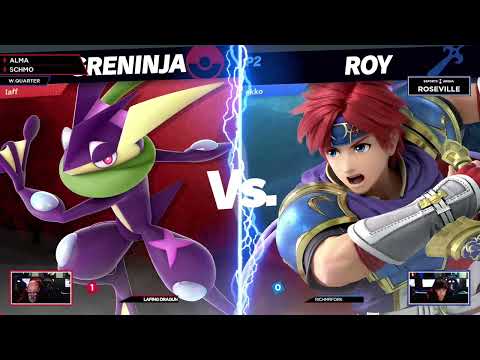 Lafing Dragun (Greninja) vs RichMrFork (Roy) - Super Smash Tuesdays #2 Winners Quarter Finals