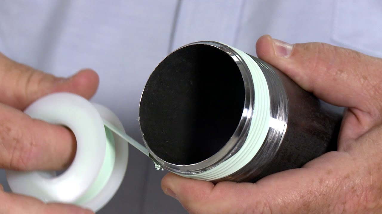 How to Properly Apply Thread Sealant and PTFE Tape on a Pipe Fitting to Prevent Leaks