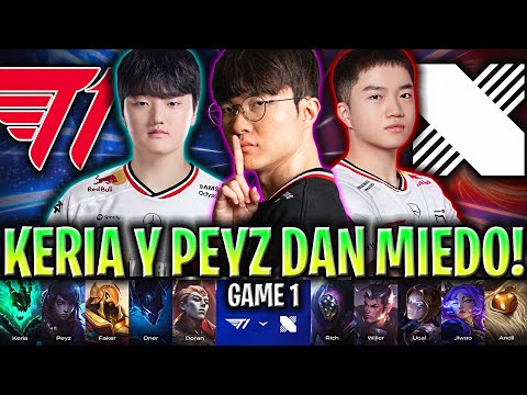 PEYZ AND KERIA ARE TERRIFYING! 😱APHELIOS + THRESH!🔥 | T1 vs DRX Game 1 LCK CUP 2026 in SPANISH