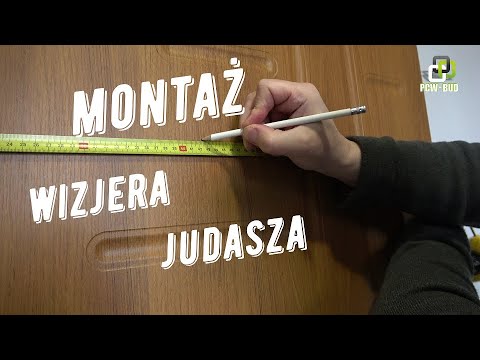 jak zamontować w drzwiach wizjer Judasz Cyklop prosty montaż trailer