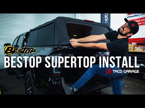 Bestop Supertop Install for Truck 2 Toyota (2016-2021) Tacoma || How To Install A Bestop Supertop?