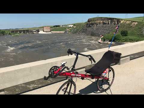 Spencer Dam, before the 2019 Great Flood - June 2018. Tour de Nebraska. #nebraska #tourism #cycling
