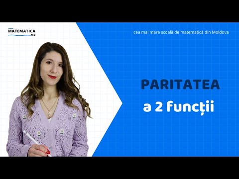 Determinăm paritatea a 2 funcții | Matematica.md