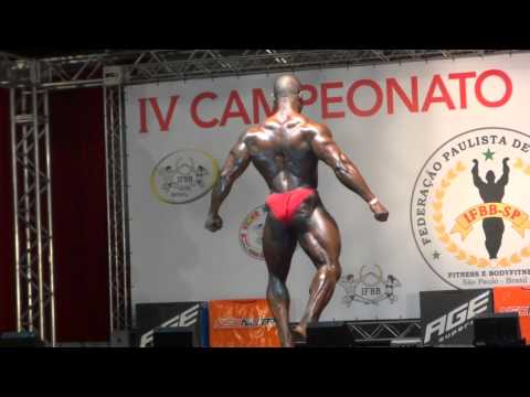 CAMPEONATO PAULISTA DE FISICULTURISMO IFBB 2014 - CLAUDIO DO MONTE SÊNIOR ATÉ 90KG- ARNOLD