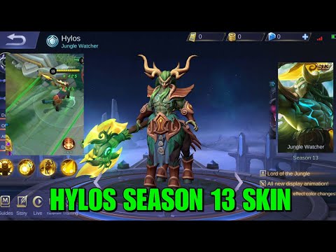HYLOS - JUNGLE WATCHER SEASON 13 SKIN !