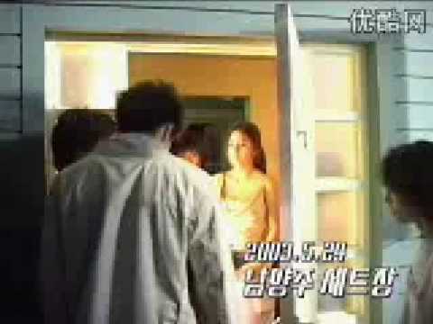 Lee hyori  kwon sang woo making the movie