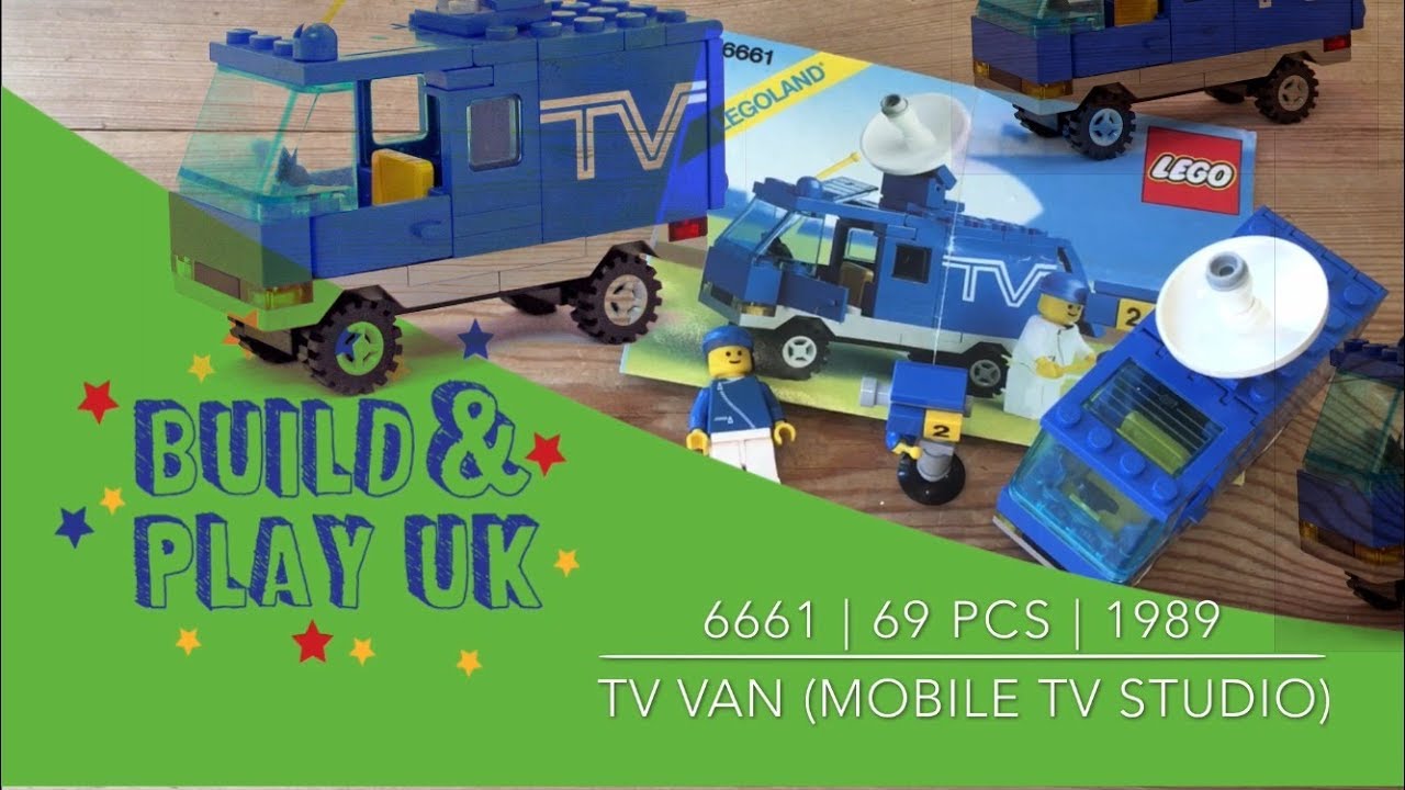 Classic Lego Build - 6661 TV Van (Mobile TV Studio)