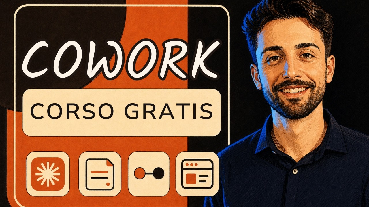 Claude Cowork da zero ad agenti AI: corso completo gratis