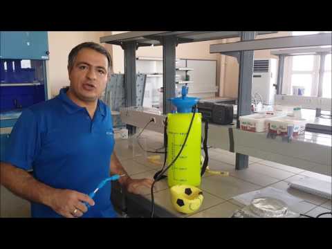 Filling of an Underwater Rugby Ball