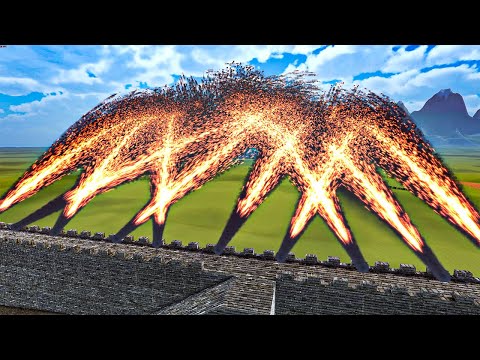 10 Super Mortars vs 3.000.000 Zombies - Ultimate Epic Battle Simulator 2