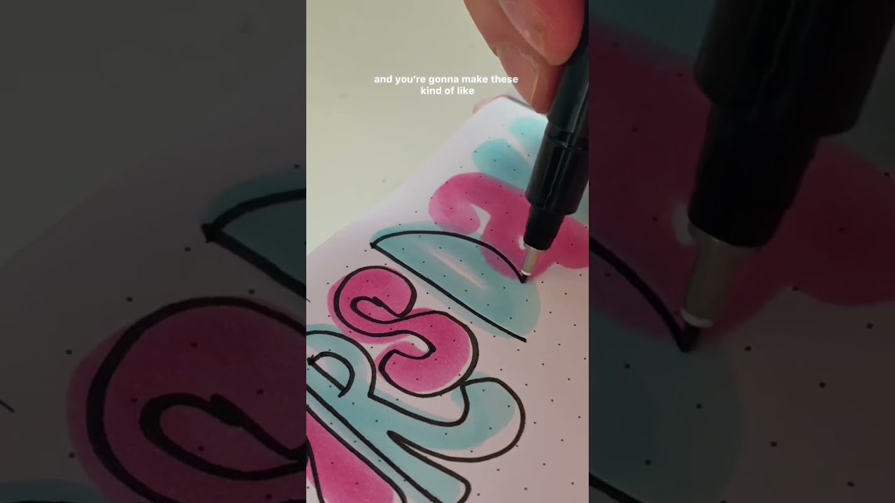 THE EASIEST BULLET JOURNAL HEADER 💗🫶 #shorts