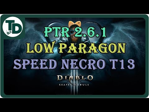 Pestilence is the new king of speed | Necromancer T13 Speed Farm Low Para | D3 Season 12 PTR 2.6.1