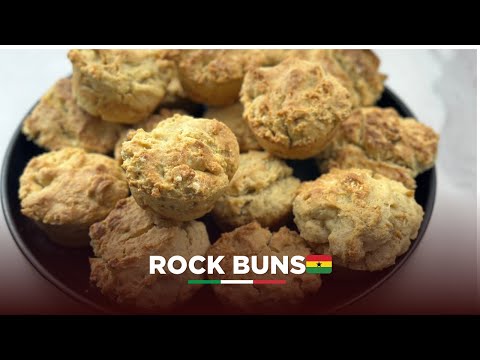 HOW TO MAKE ROCK BUNS / ROCKIES ( POPULAR GHANAIAN STREET SNACK