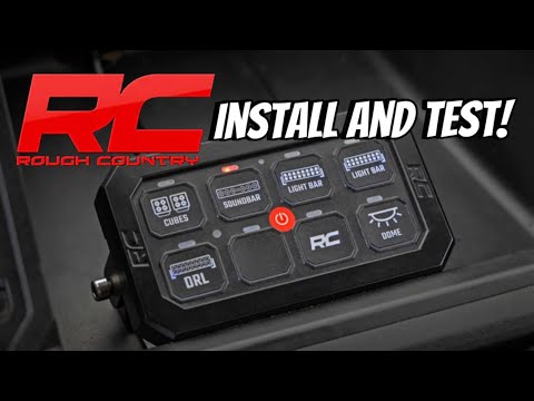Rough Country 8 Switch Panel Install | Nissan Titan Off-road Lights