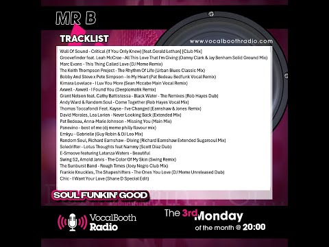Feburary Soul Funkin' Good Radio Show Hosted by Mr B