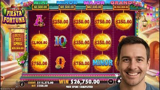 Fiesta Fortune Slot BIG WIN! 🎊 Bonus Spins & Best Online Casino!