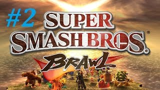 Super Smash Bros. Brawl Walkthrough (2) Rayquaza Boss Battle, Fox, Diddy Kong & Bowser