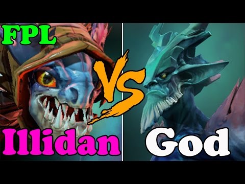 Dota 2 - Illidan VS God And others Players 6000+ MMR Plays Faceit Pro League - FPL!