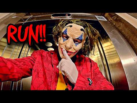 JOKER HORROR CHASE IN REAL LIFE (POV ESCAPE)