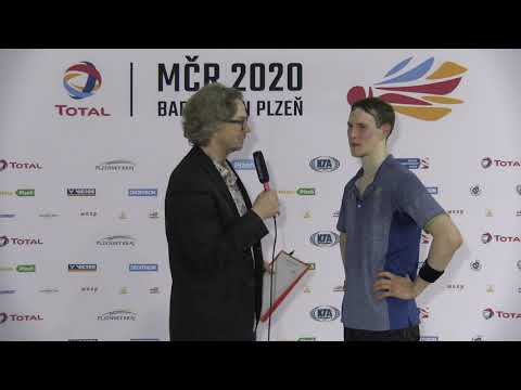 Rozhovor s Janem Loudou - MČR v badmintonu Plzeň 2020
