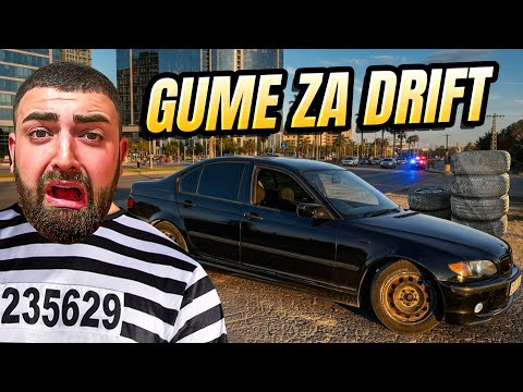 STAVLJAM NOVE GUME I IDEM U DRIFT *DOSLA POLICIJA*