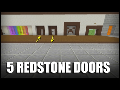 5 Redstone Doors to Build in Minecraft!