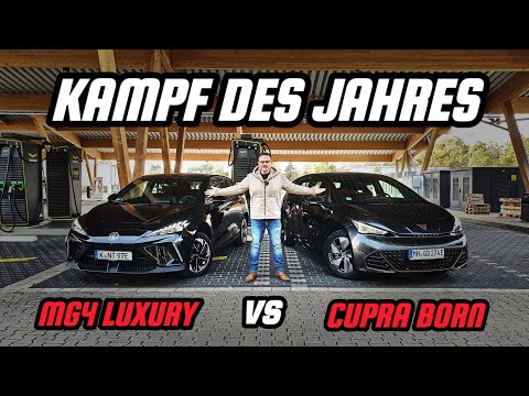 Die CHALLENGE des Jahres! MG4 LR vs Cupra Born Elektroauto Test #electriccar #cars