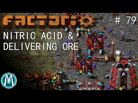 [Factorio 1.1 4K] Angel/Bobs Ep 79: Nitric Acid & Delivering Ore