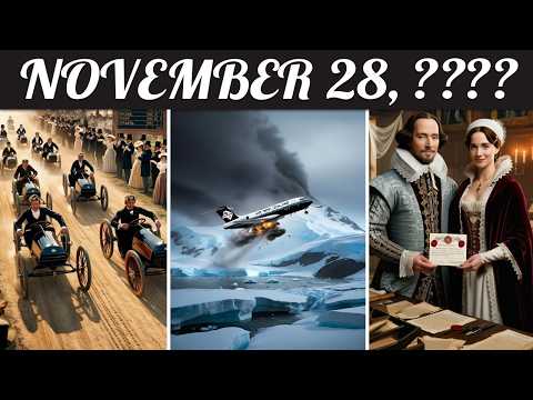 History’s Most Astonishing Moments from November 28 – Today in History