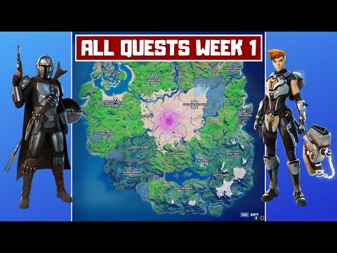 All Week 1 Quests/Challenges Guide! - Fortnite Chapter 2 Season 5